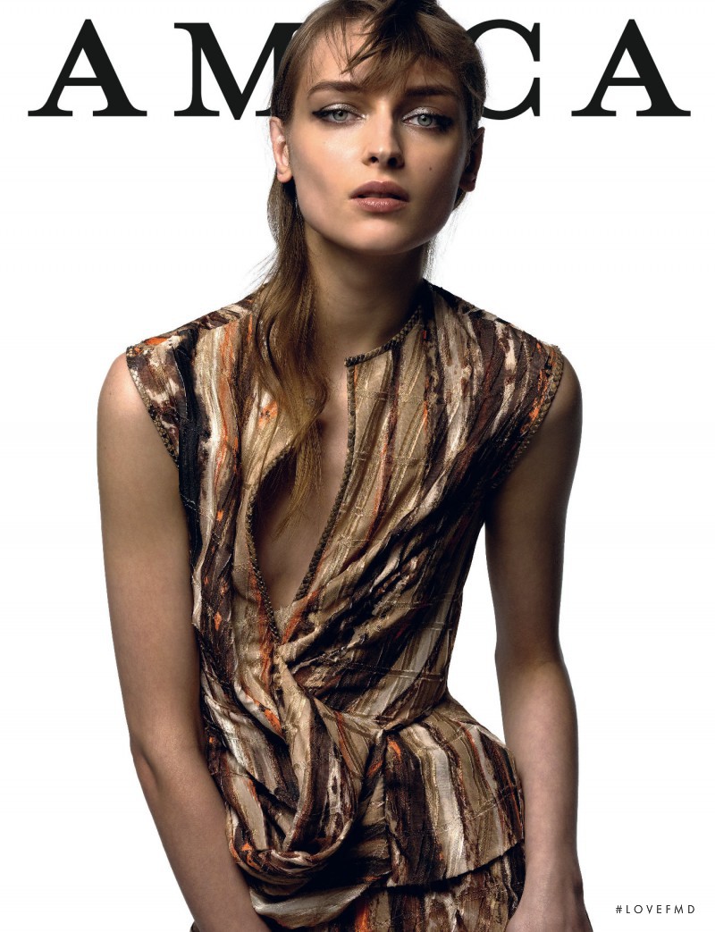 Daga Ziober featured on the AMICA Italy cover from May 2015