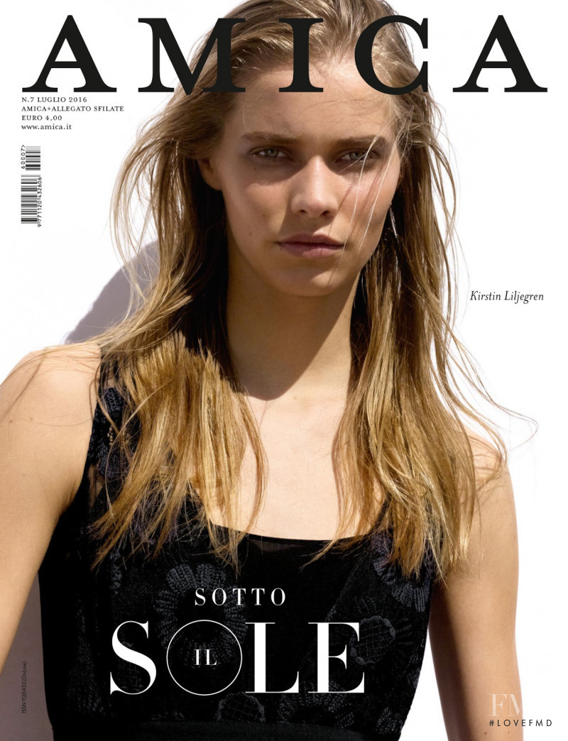 Kirstin Kragh Liljegren featured on the AMICA Italy cover from July 2016