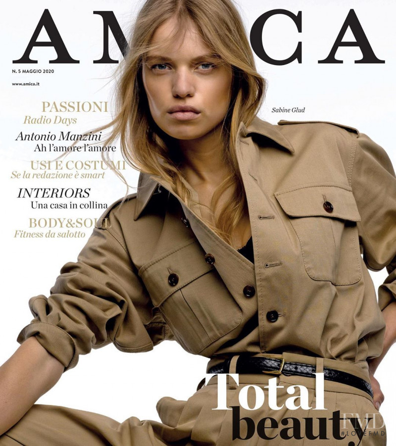 Sabine Glud featured on the AMICA Italy cover from May 2020