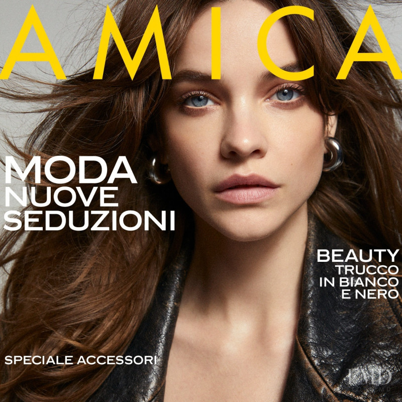 Barbara Palvin featured on the AMICA Italy cover from April 2022