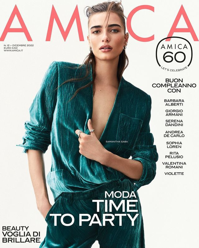  featured on the AMICA Italy cover from December 2022
