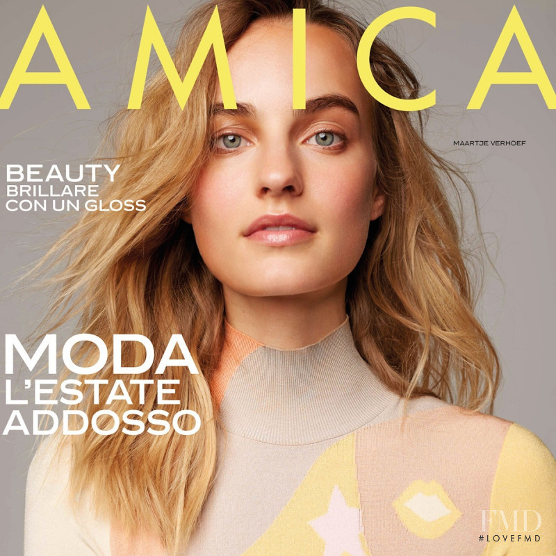 Maartje Verhoef featured on the AMICA Italy cover from June 2022
