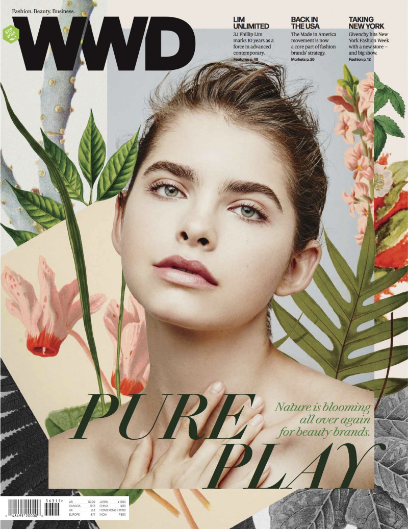  featured on the WWD cover from September 2015