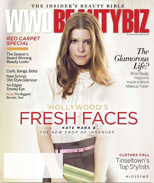 Kate Mara featured on the WWDBeauty Inc cover from April 2007