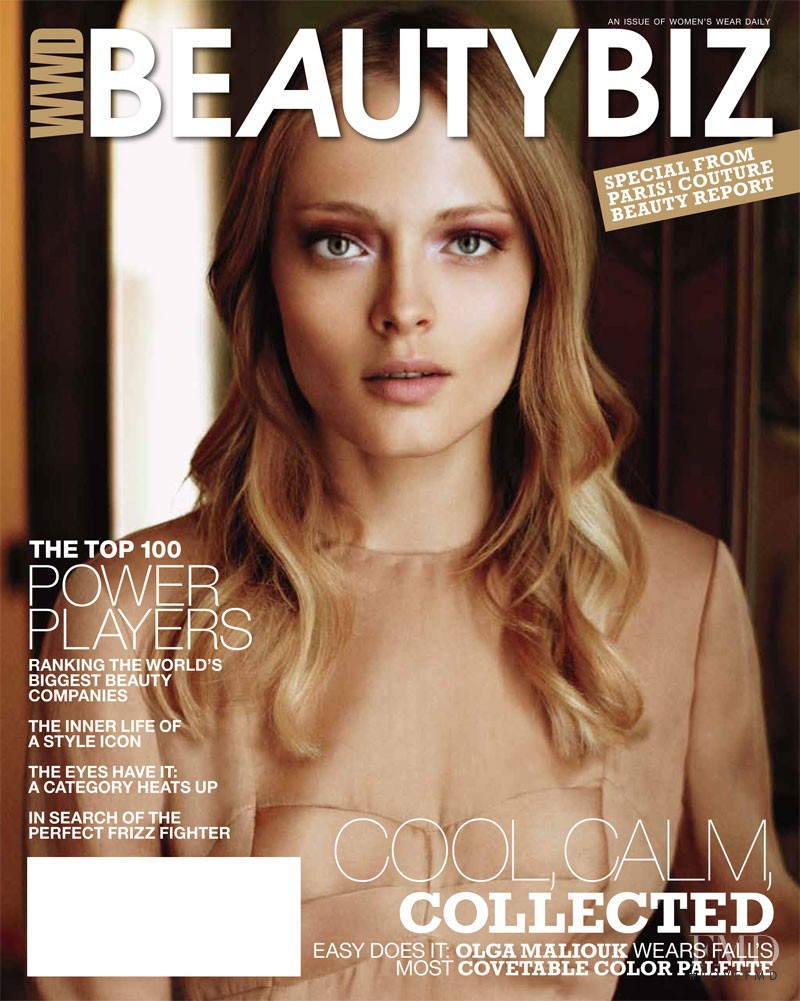 Olga Maliouk featured on the WWDBeauty Inc cover from August 2010
