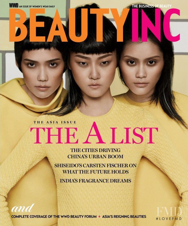 Tao Okamoto, Hyoni Kang, Ming Xi featured on the WWDBeauty Inc cover from June 2011