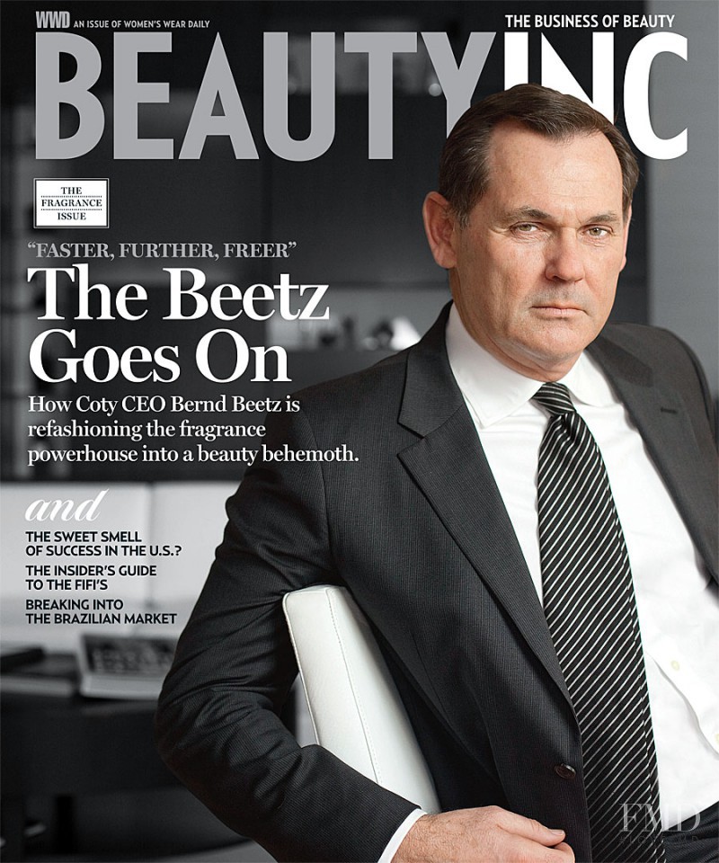 Bernd Beetz featured on the WWDBeauty Inc cover from May 2011