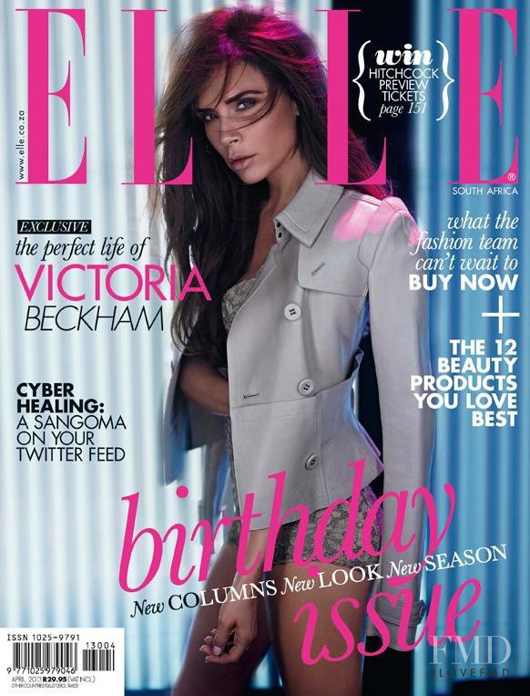 Victoria Beckham featured on the Elle South Africa cover from April 2013