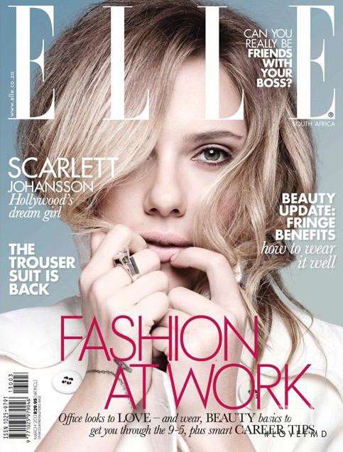 Scarlett Johansson featured on the Elle South Africa cover from March 2013