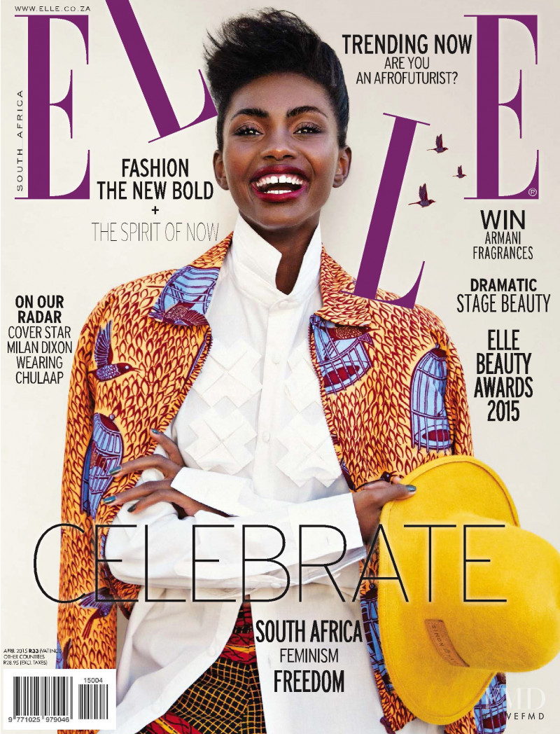  featured on the Elle South Africa cover from April 2015