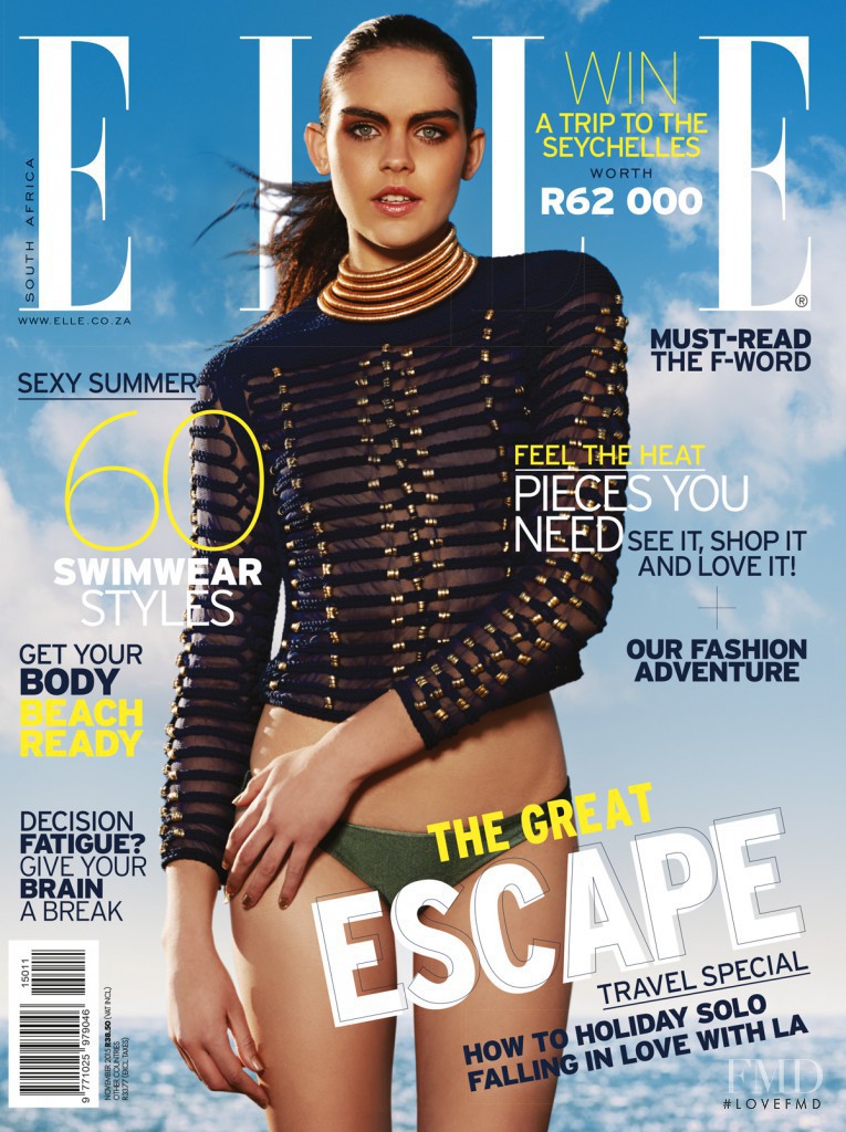  featured on the Elle South Africa cover from November 2015