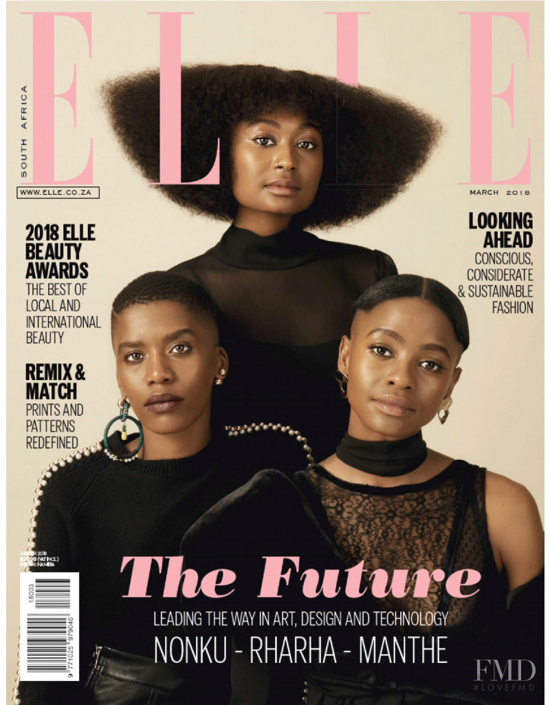  featured on the Elle South Africa cover from March 2018