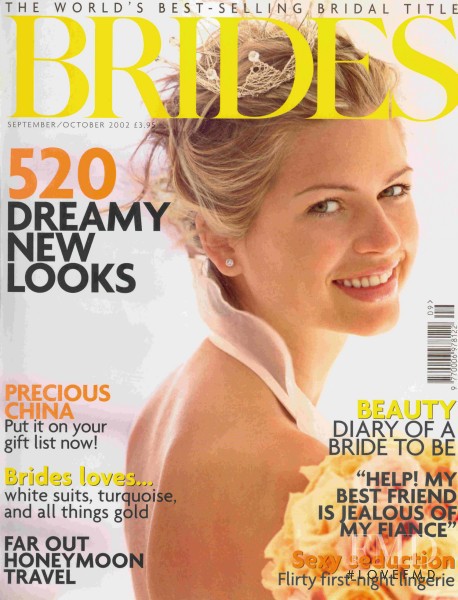 Gabriela Banova featured on the Brides UK cover from September 2002