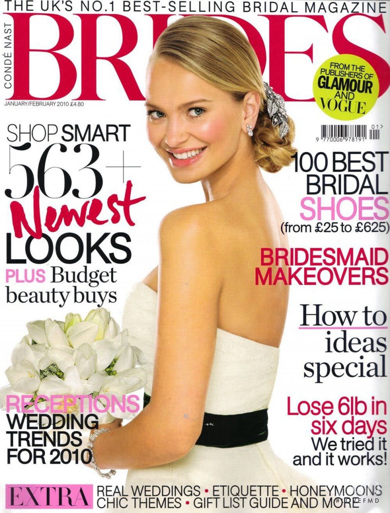  featured on the Brides UK cover from January 2010