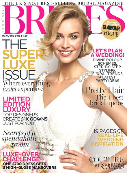 Georgia featured on the Brides UK cover from May 2012