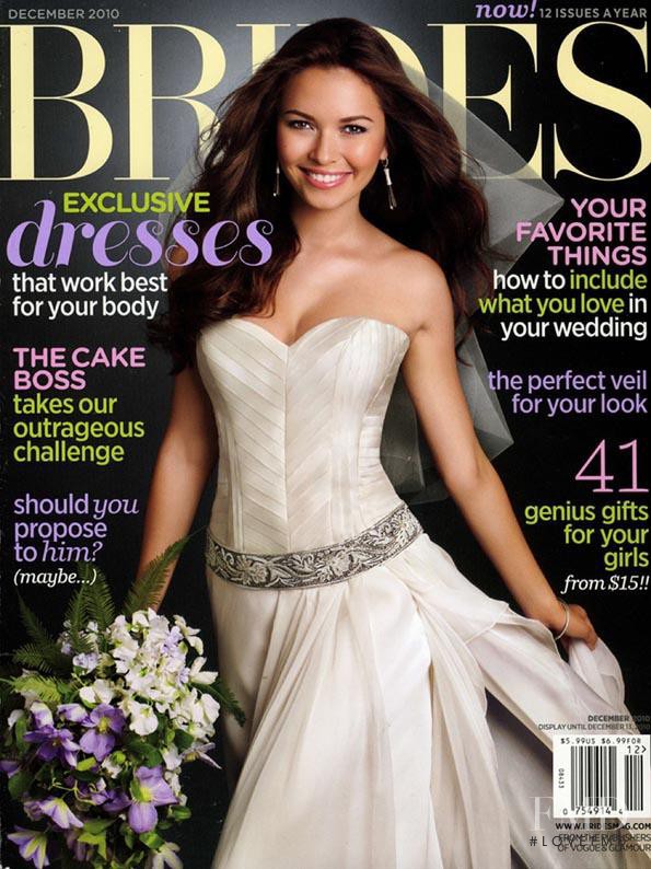 Roza Abdurazakova featured on the Brides USA cover from December 2010