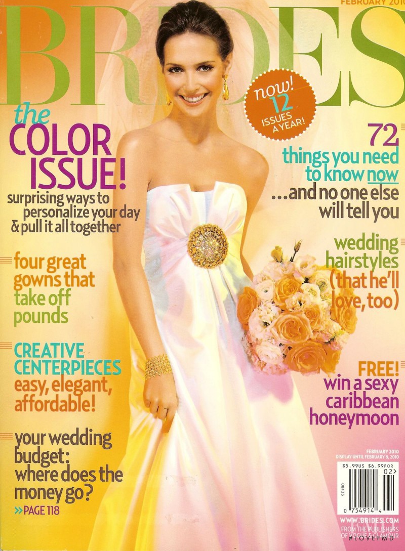  featured on the Brides USA cover from February 2010