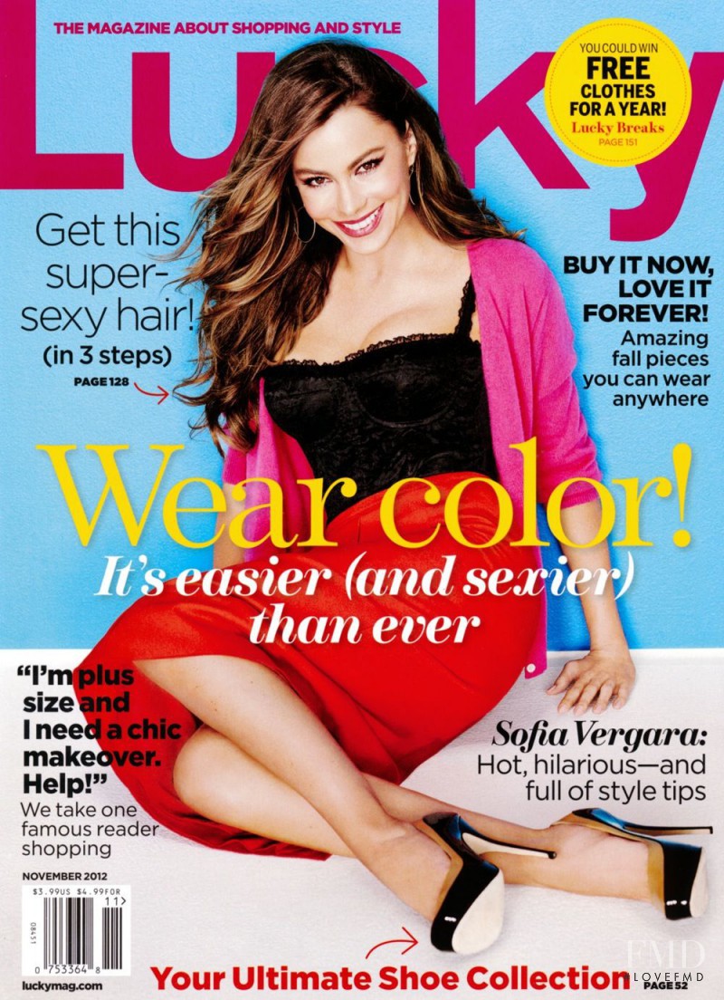 Sofia Vergara featured on the Lucky screen from November 2012