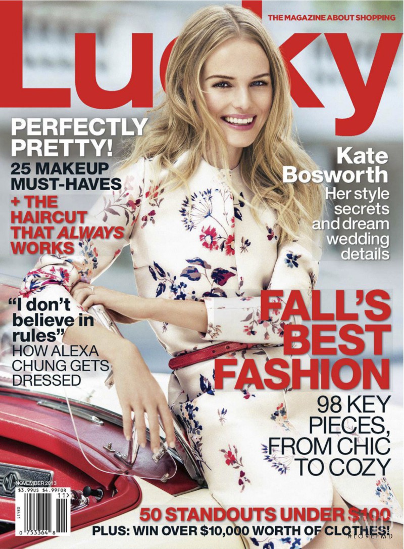 Kate Bosworth featured on the Lucky screen from November 2013