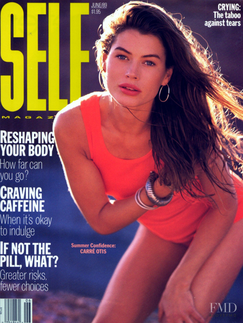 Carre Otis featured on the SELF cover from June 1989