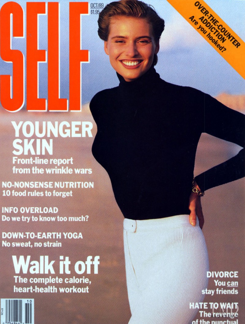 Cathy Fedoruk featured on the SELF cover from October 1989