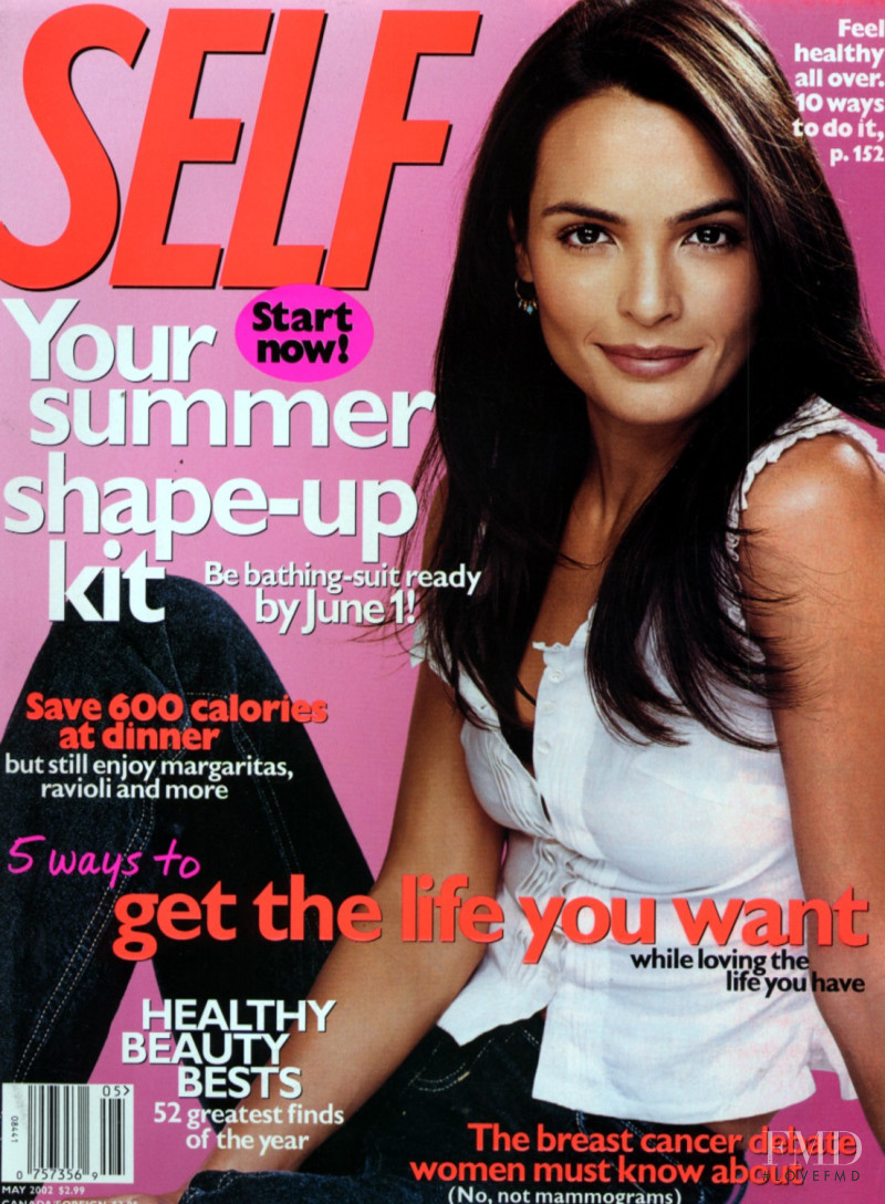Talisa Soto featured on the SELF cover from May 2002