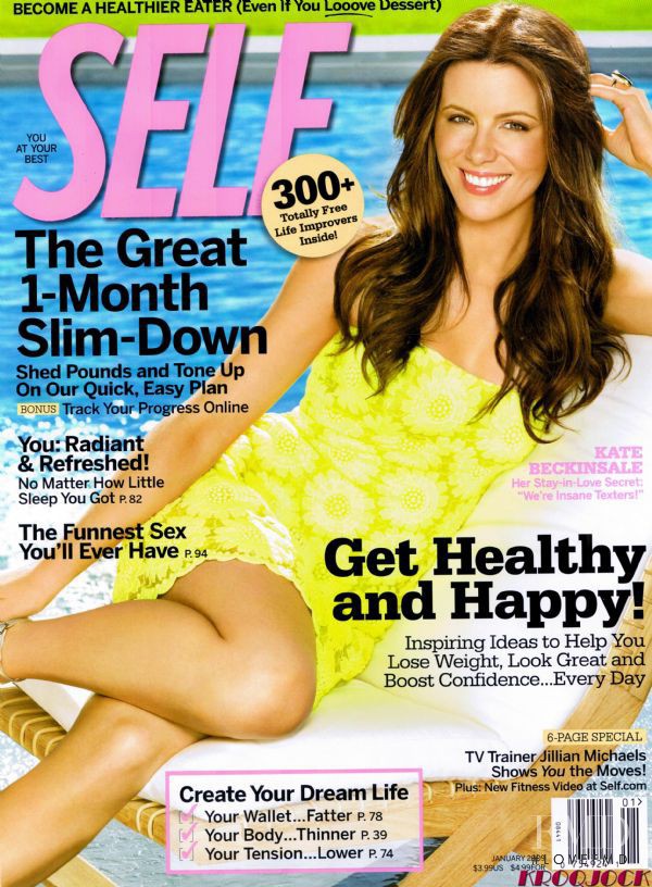 Kate Beckinsale featured on the SELF cover from January 2009
