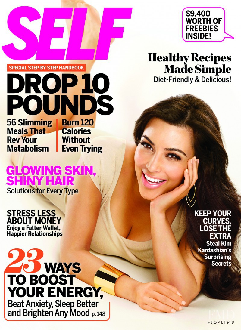 Kim Kardashian featured on the SELF cover from April 2011