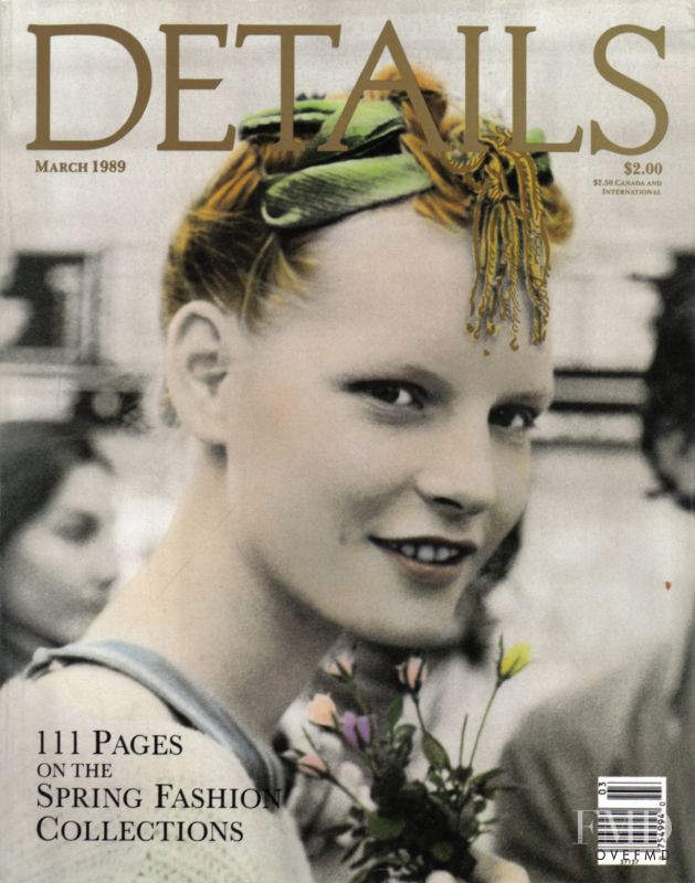 Kirsten Owen featured on the Details cover from September 1989