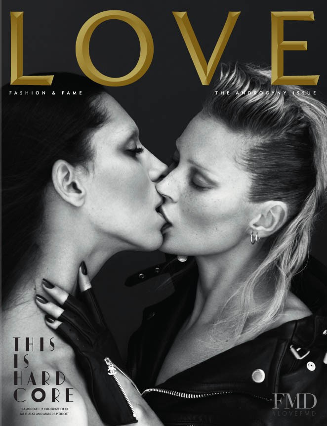 Kate Moss featured on the LOVE cover from March 2011