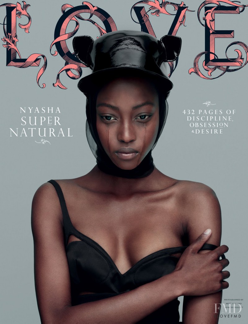 Nyasha Matonhodze featured on the LOVE cover from September 2011