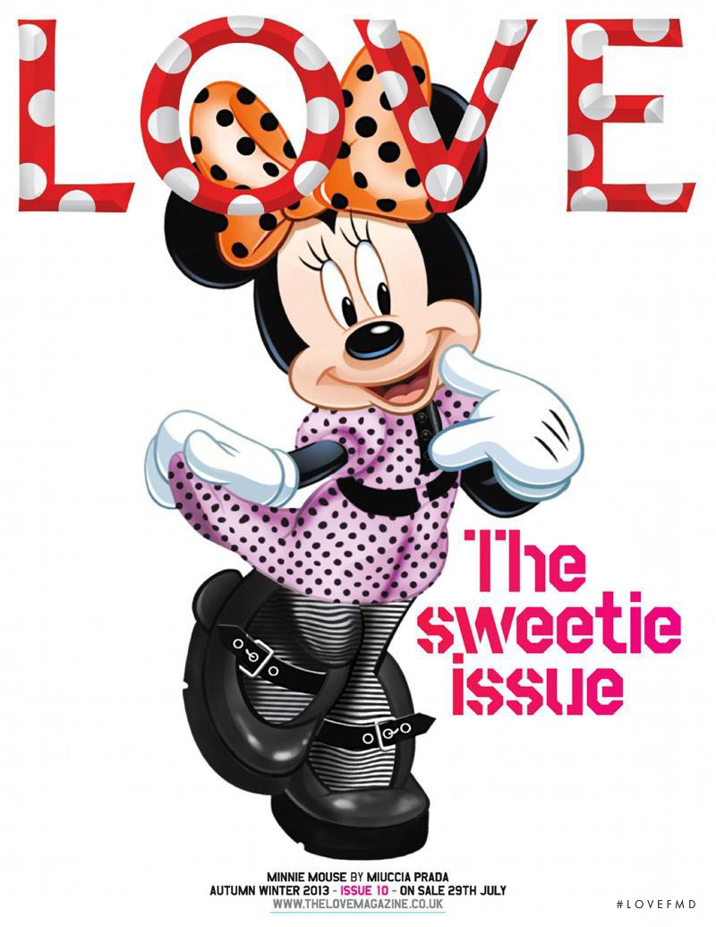 Minnie Mouse featured on the LOVE cover from September 2013