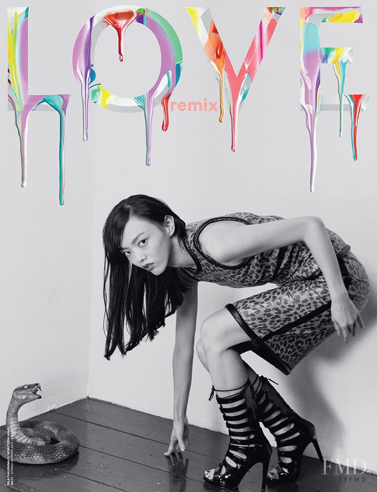 Rila Fukushima featured on the LOVE cover from March 2014