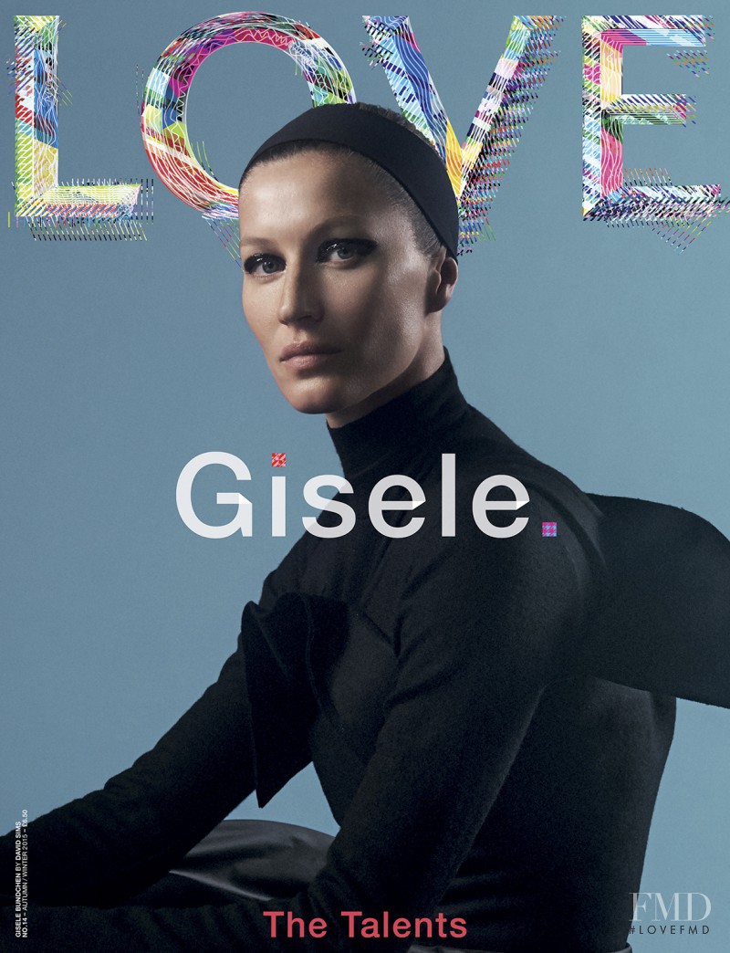 Gisele Bundchen featured on the LOVE cover from September 2015