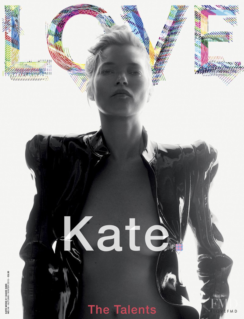 Kate Moss featured on the LOVE cover from September 2015