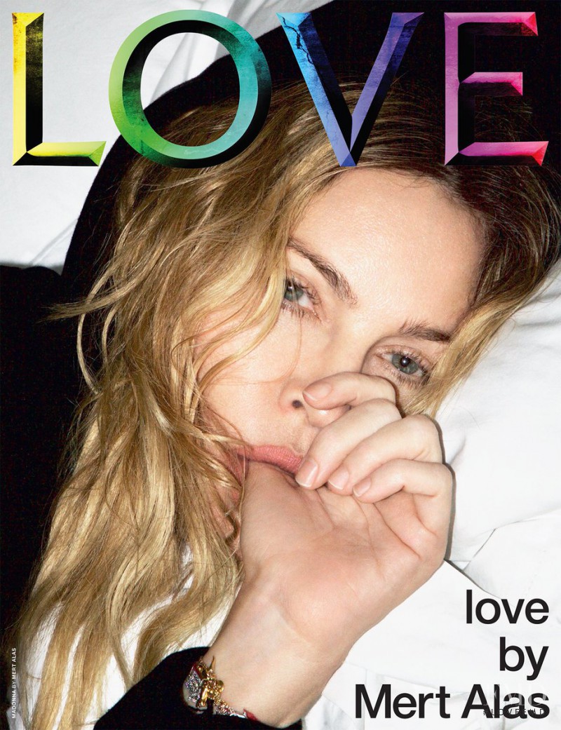Madonna featured on the LOVE cover from September 2016