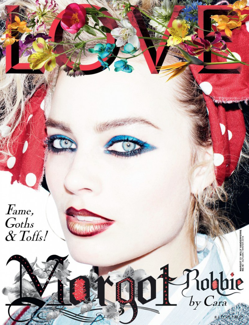 Margot Robbie featured on the LOVE cover from September 2016