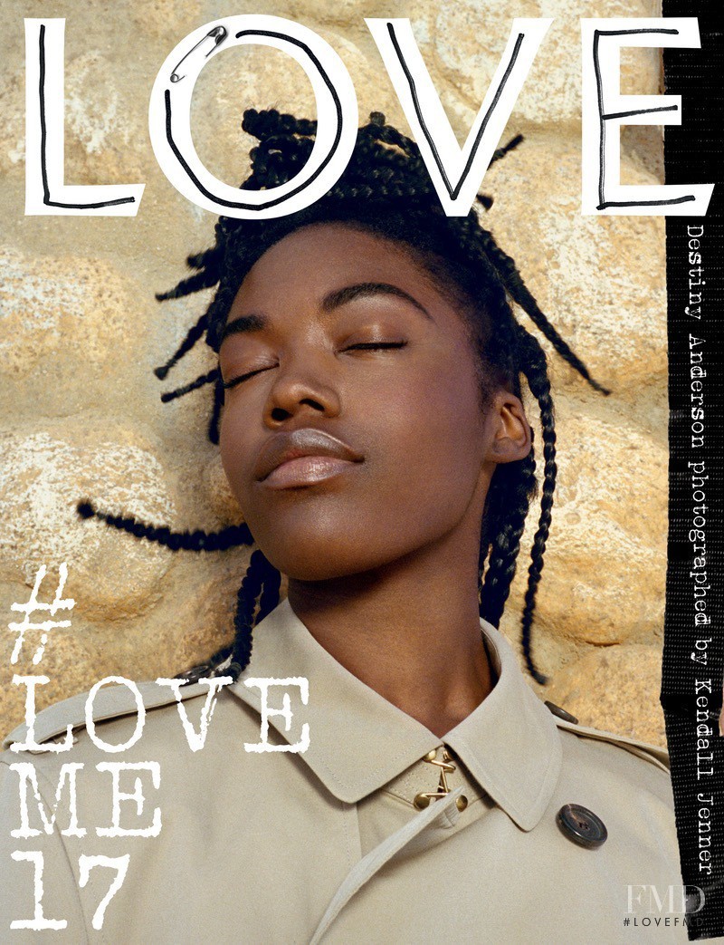 Destiny Anderson featured on the LOVE cover from February 2017