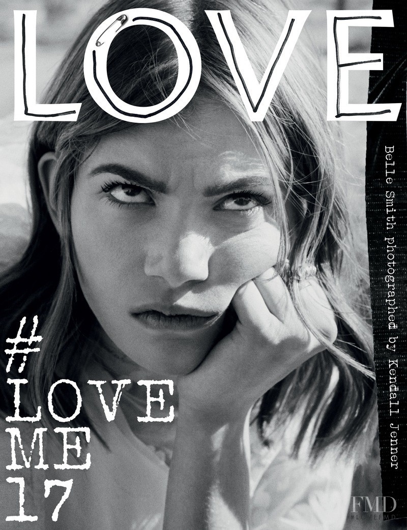 Belle Smith featured on the LOVE cover from February 2017