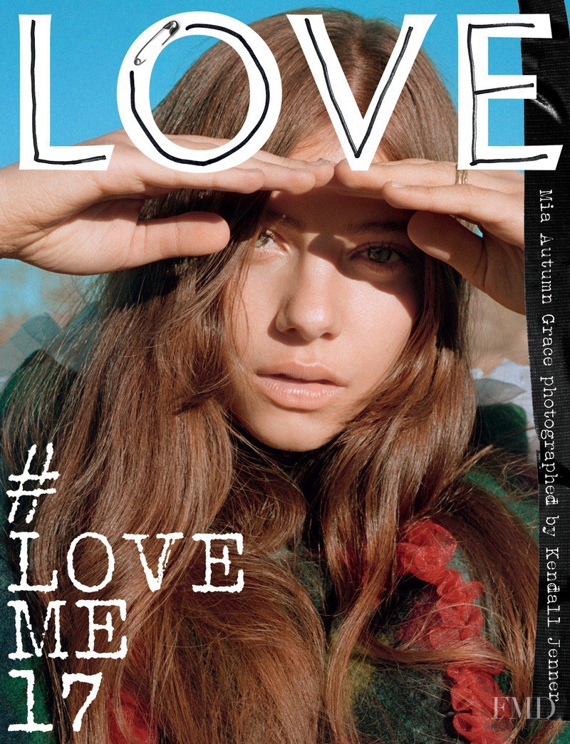 Mia Autumn featured on the LOVE cover from February 2017