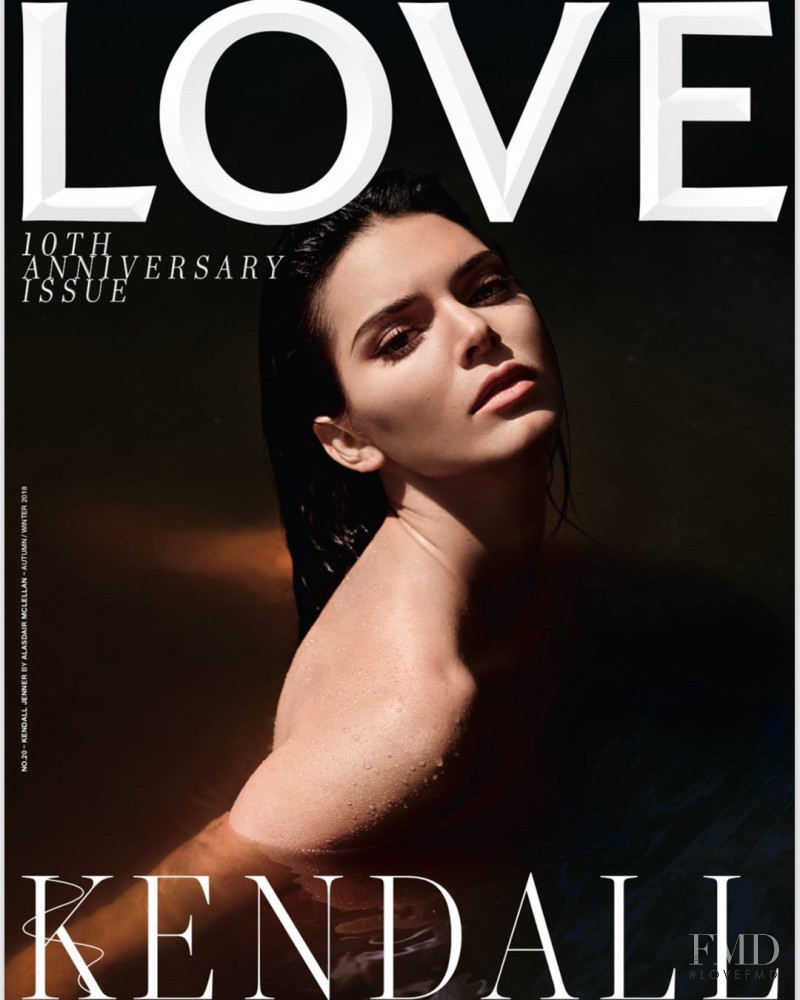 Kendall Jenner featured on the LOVE cover from September 2018