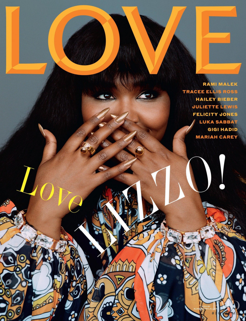 Lizzo featured on the LOVE cover from August 2019