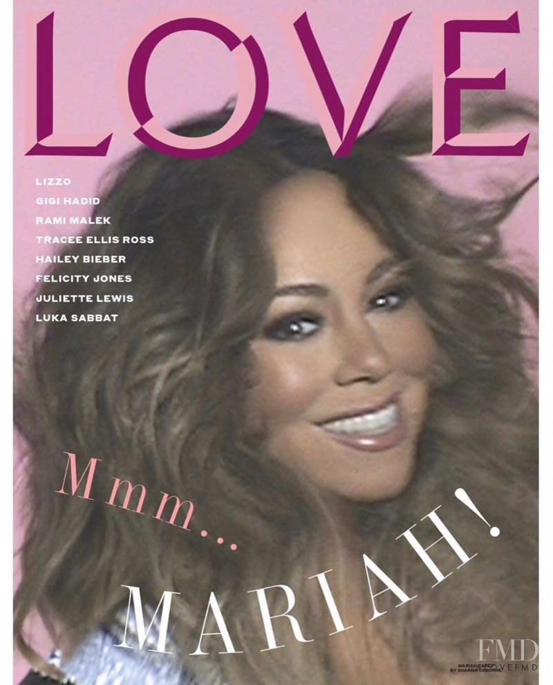 Mariah Carey featured on the LOVE cover from August 2019