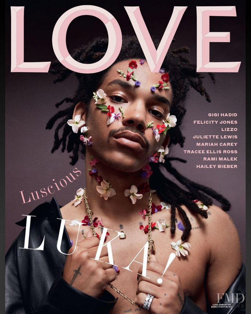 Luka Sabbat featured on the LOVE cover from August 2019
