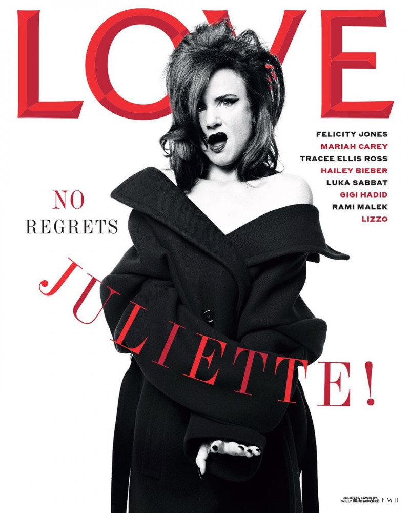 Juliette Lewis featured on the LOVE cover from August 2019