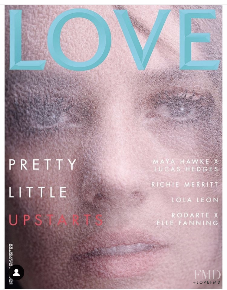 Maya Hawke featured on the LOVE cover from February 2019