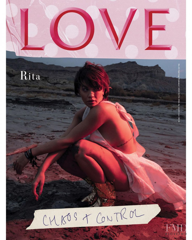 Rita Ora featured on the LOVE cover from February 2020