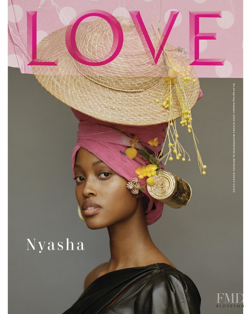 Nyasha Matonhodze featured on the LOVE cover from February 2020