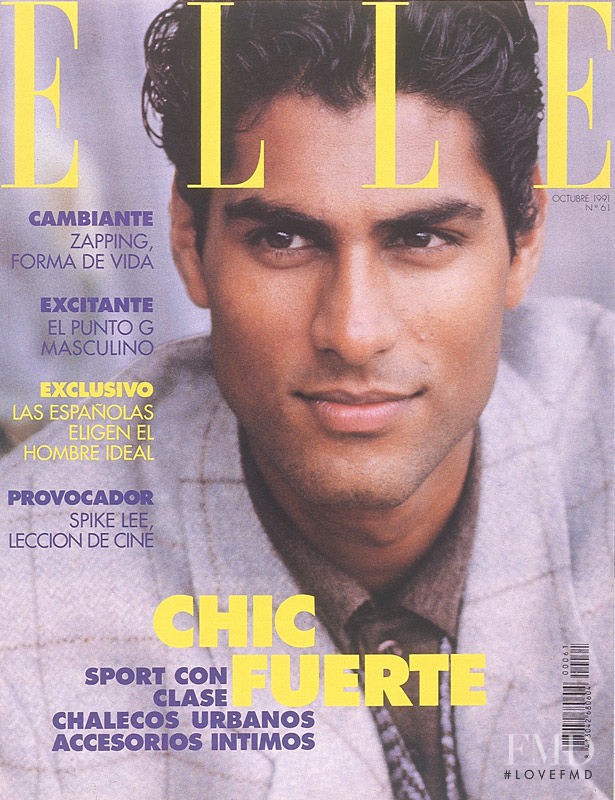  featured on the Elle Spain cover from October 1991