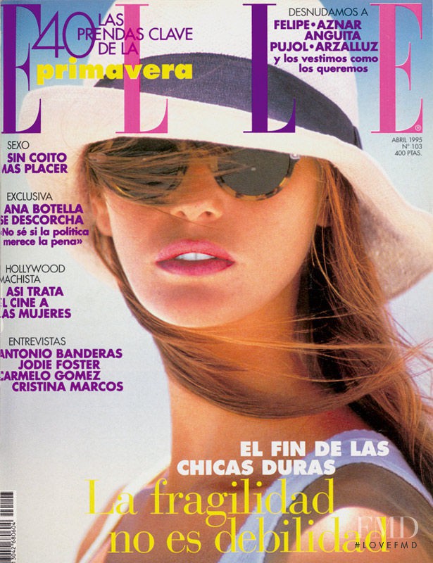  featured on the Elle Spain cover from April 1995